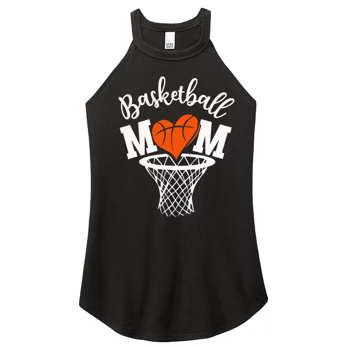 Basketball Game Day Vibes Mom Life Game Day Women’s Perfect Tri Rocker Tank