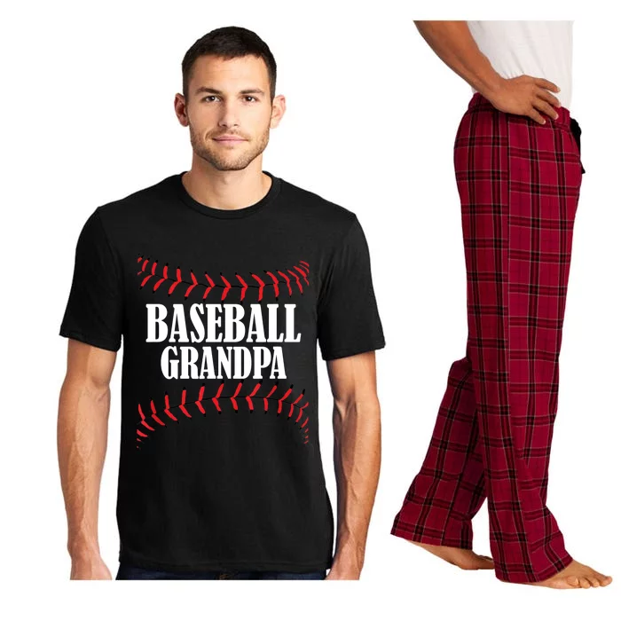 Baseball Grandpa Design Baseball Grandfather Pajama Set