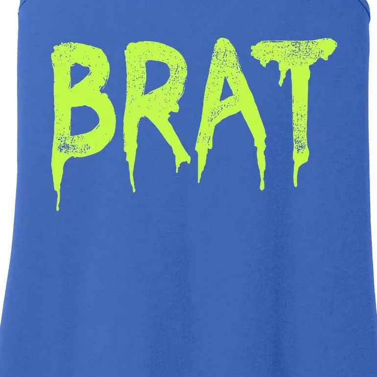 Brat Grunge Distressed Ladies Essential Tank