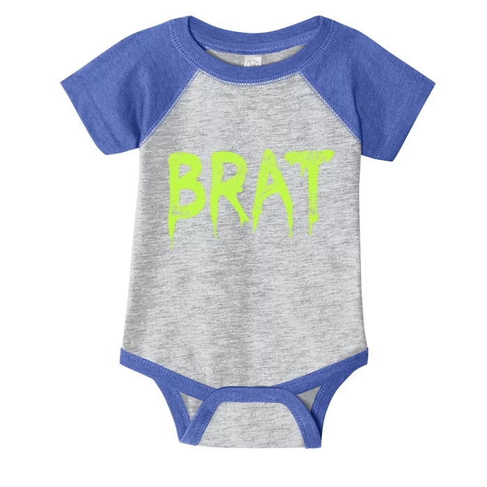 Brat Grunge Distressed Infant Baby Jersey Bodysuit