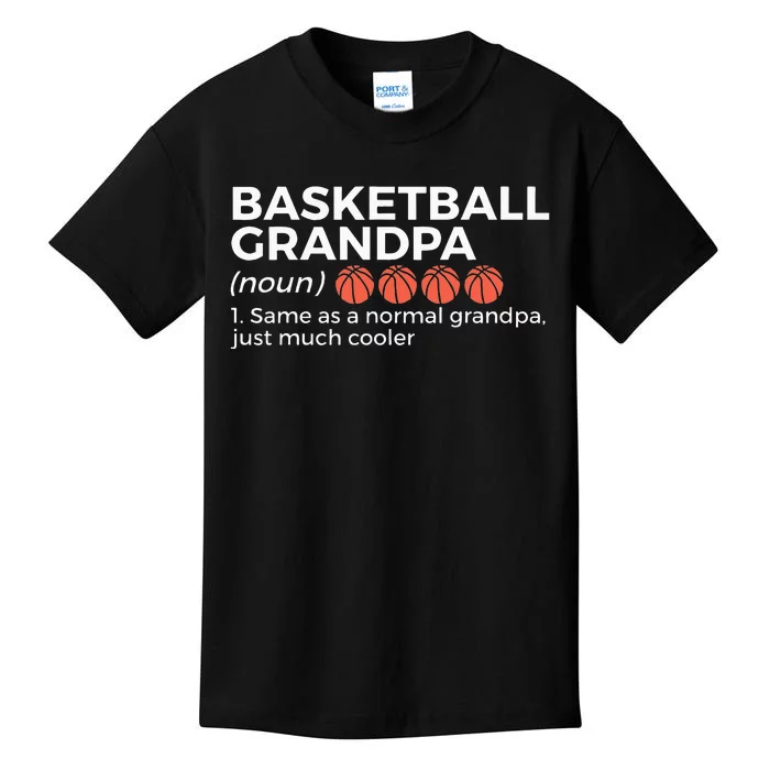 Basketball Grandpa Definition Kids T-Shirt