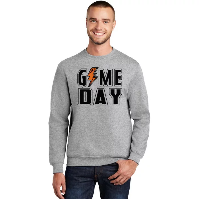 Basketball Game Day Lightning Team Basketball Tall Sweatshirt