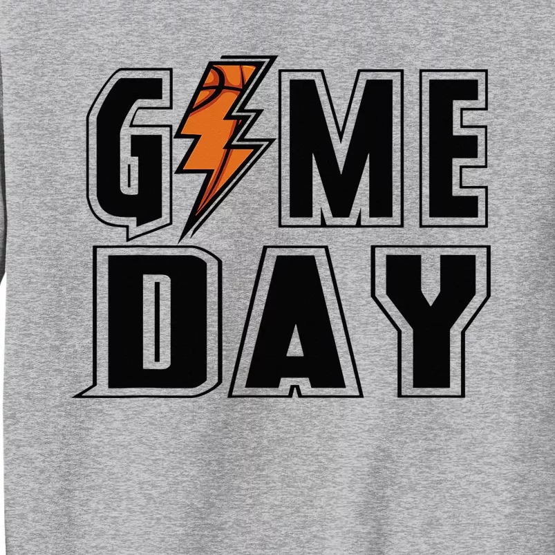 Basketball Game Day Lightning Team Basketball Tall Sweatshirt