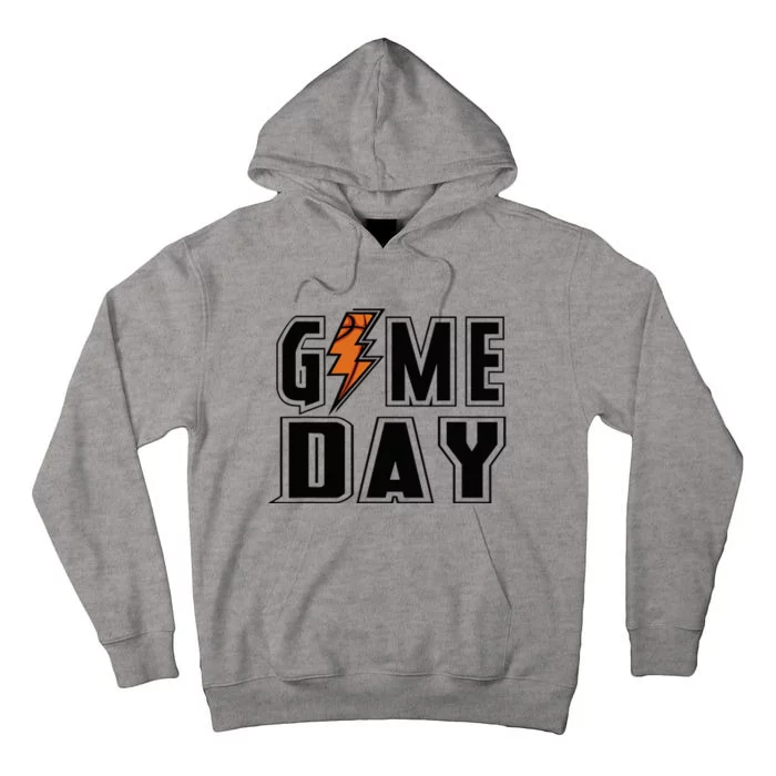 Basketball Game Day Lightning Team Basketball Tall Hoodie