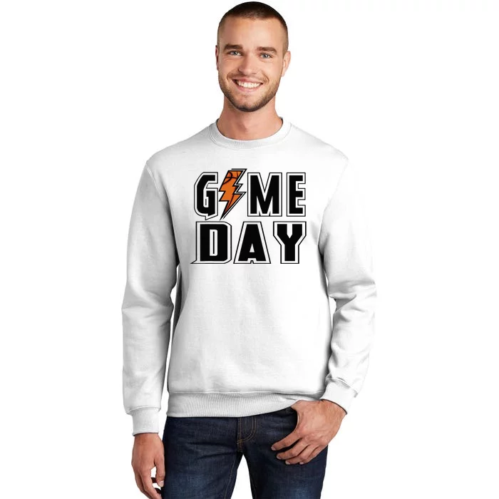 Basketball Game Day Lightning Team Basketball Sweatshirt