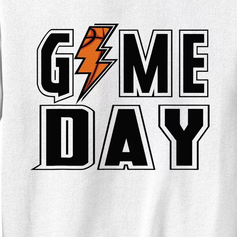 Basketball Game Day Lightning Team Basketball Sweatshirt