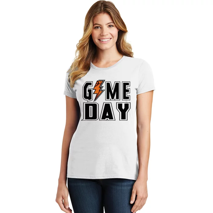 Basketball Game Day Lightning Team Basketball Women's T-Shirt