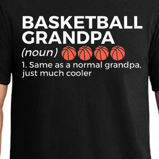 Basketball Grandpa Definition Pajama Set