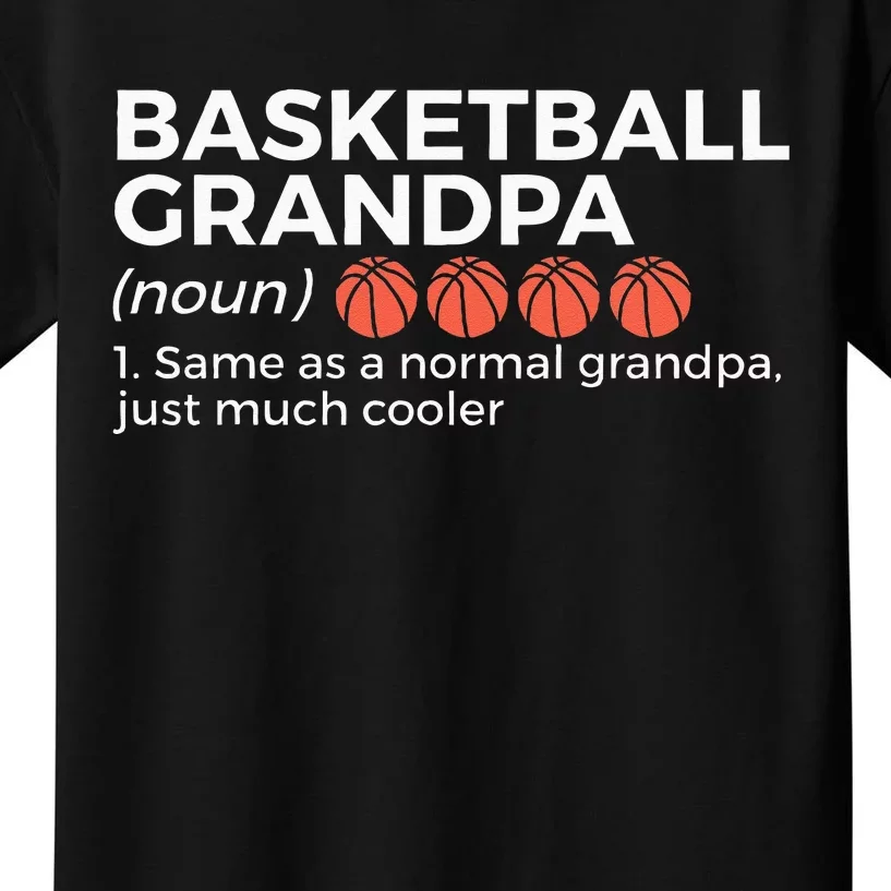 Basketball Grandpa Definition Kids T-Shirt