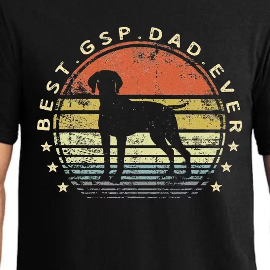 Best GSP Dad Ever Dog Lover Owner German Shorthaired Pointer Pajama Set