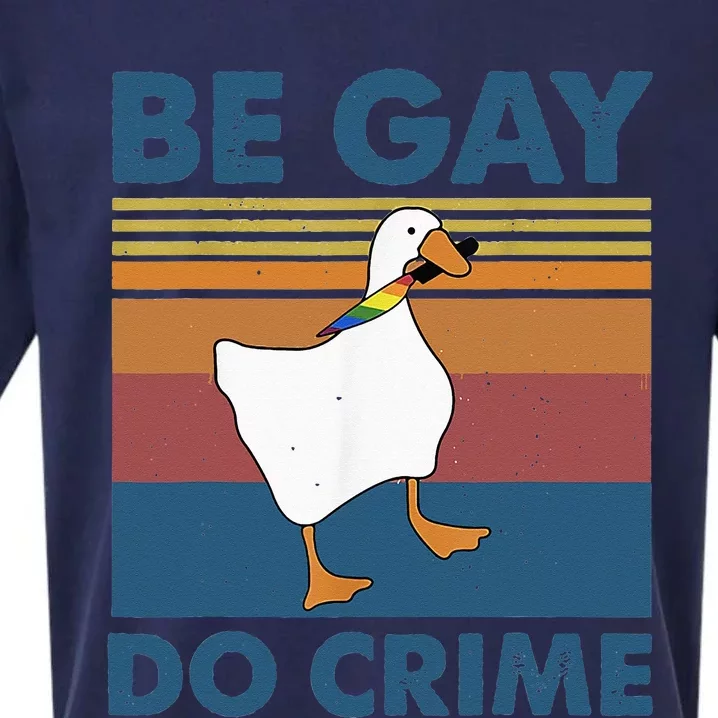 Be Gay Do Crime Sueded Cloud Jersey T-Shirt