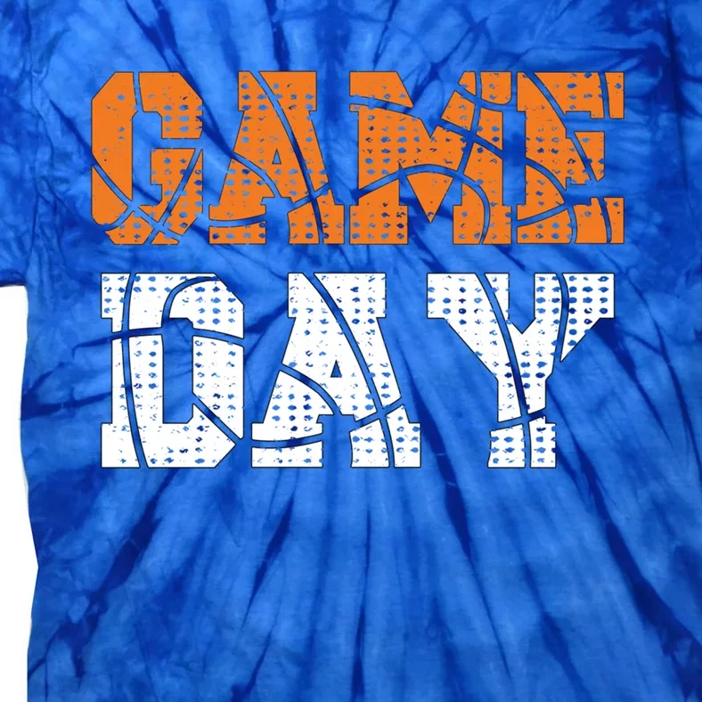 Basketball Game Day For Basketball Fans Funny Gift Tie-Dye T-Shirt