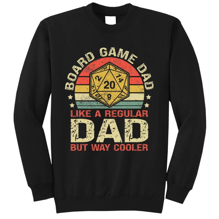 Board Game Dad Funny Board Gamer Tall Sweatshirt