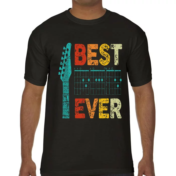 Best Guitar Dad Ever Chords Best Dad Guitar Guitar Dad Comfort Colors T-Shirt