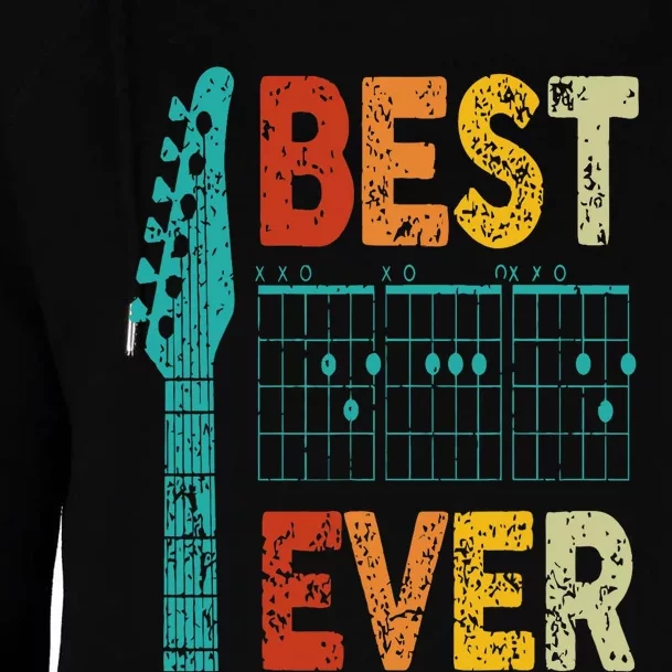 Best Guitar Dad Ever Chords Best Dad Guitar Guitar Dad Womens Funnel Neck Pullover Hood