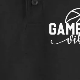 Basketball Game Day Vibes Basketball Mom Life Game Day Dry Zone Grid Performance Polo