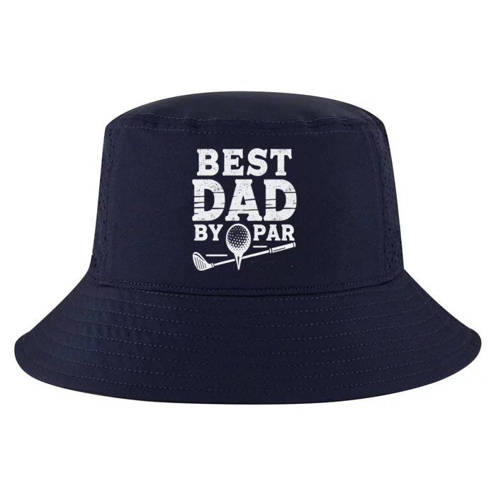 Best Golf Dad By Par Funny Gift Cool Comfort Performance Bucket Hat