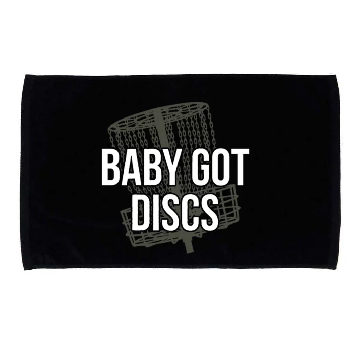 Baby Got Discs Funny Disc Golf Humor Golfer Microfiber Hand Towel