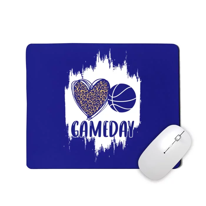 Basketball Game Day Leopard Cheetah Basketball Lover Gift Mousepad