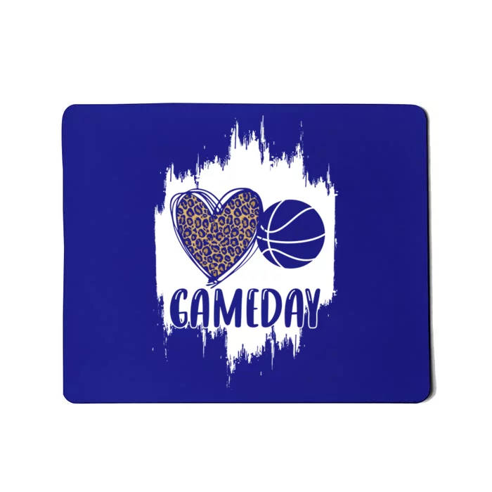 Basketball Game Day Leopard Cheetah Basketball Lover Gift Mousepad