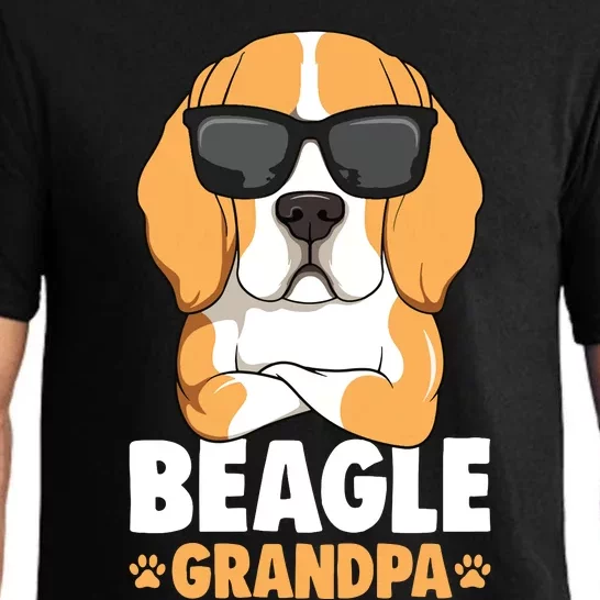 Beagle Grandpa Dog Pajama Set