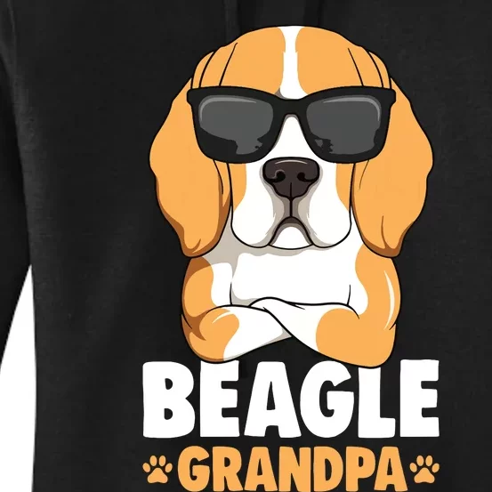 Beagle Grandpa Dog Women's Pullover Hoodie