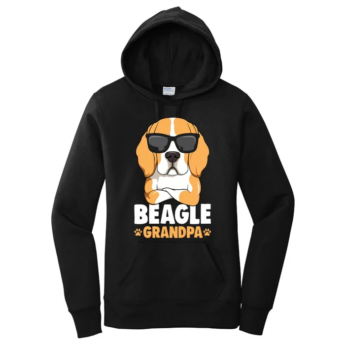 Beagle Grandpa Dog Women's Pullover Hoodie