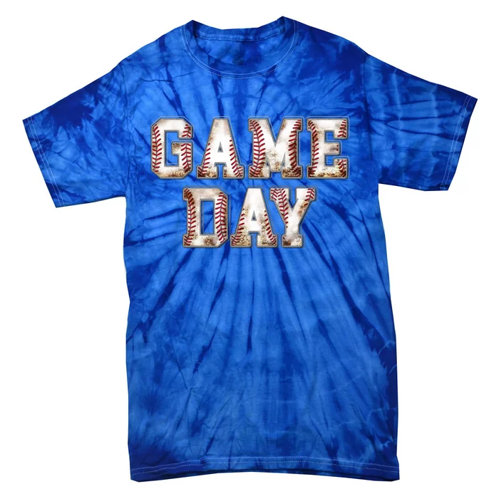 Baseball Game Day Cute Gift Tie-Dye T-Shirt