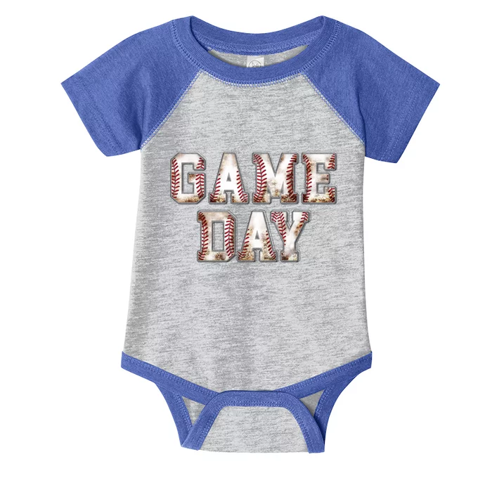 Baseball Game Day Cute Gift Infant Baby Jersey Bodysuit