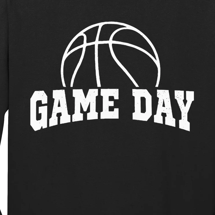 Basketball Game Day Basketball Mom Life Game Day Long Sleeve Shirt