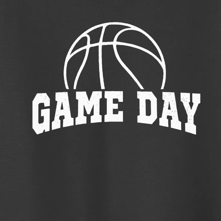 Basketball Game Day Basketball Mom Life Game Day Toddler T-Shirt