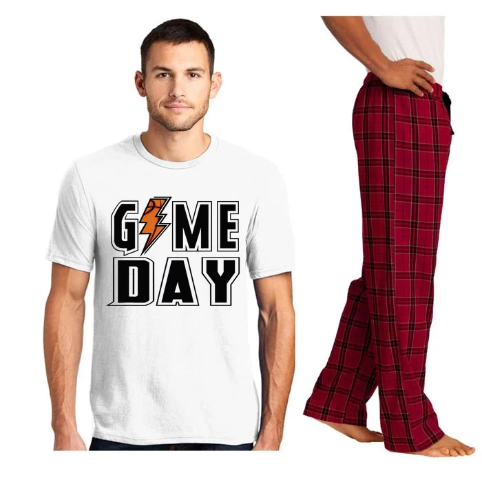 Basketball Game Day Lightning Team Basketball Pajama Set