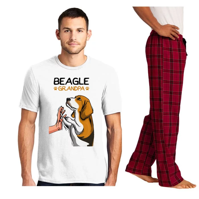 Beagle Grandpa Dog Dad Pajama Set