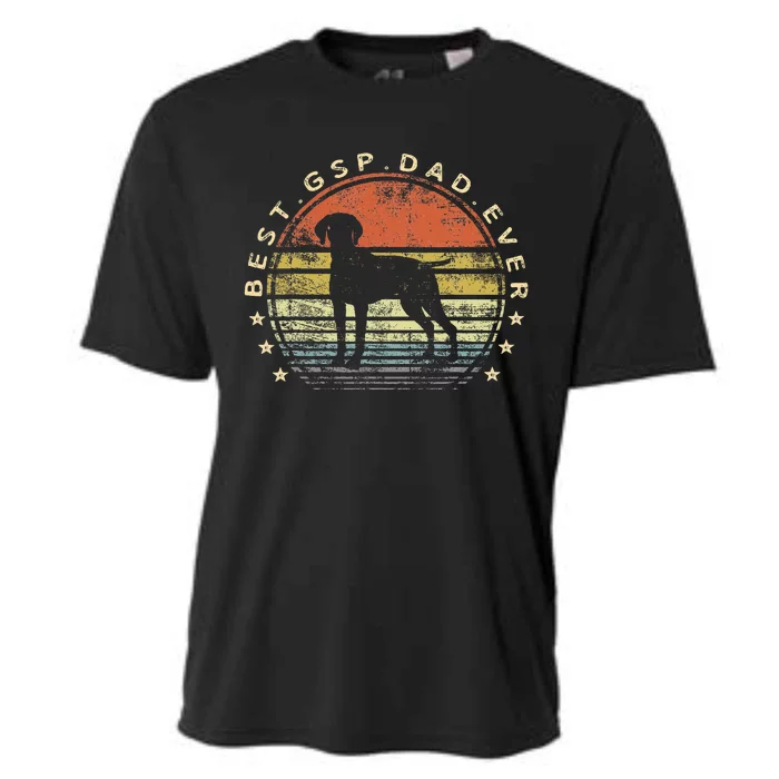 Best Gsp Dad Ever Dog Lover Owner Cooling Performance Crew T-Shirt