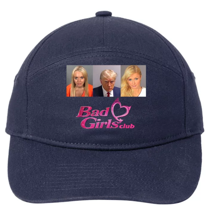 Bad Girls Donald Club Trump 2024 Mugshot 7-Panel Snapback Hat