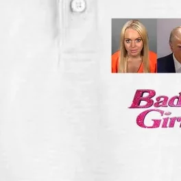 Bad Girls Donald Club Trump 2024 Mugshot Dry Zone Grid Performance Polo