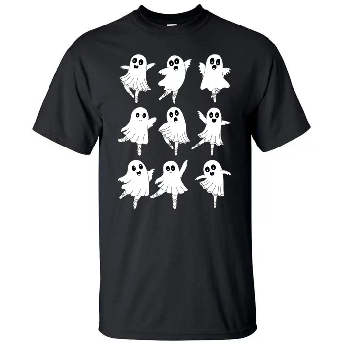 Ballet Ghost Dancing Dancer Dance Teacher Halloween Tall T-Shirt