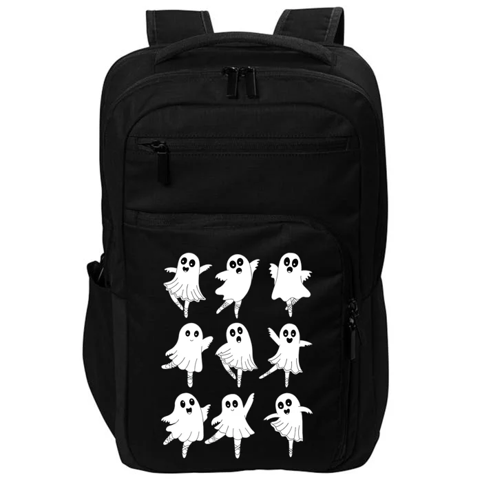 Ballet Ghost Dancing Dancer Dance Teacher Halloween Impact Tech Backpack