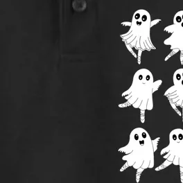 Ballet Ghost Dancing Dancer Dance Teacher Halloween Dry Zone Grid Performance Polo