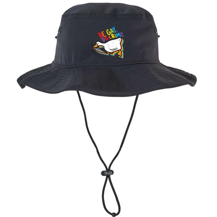 Be Gay Do Crime Goose Rainbow Pride Flag Lgbtq Legacy Cool Fit Booney Bucket Hat