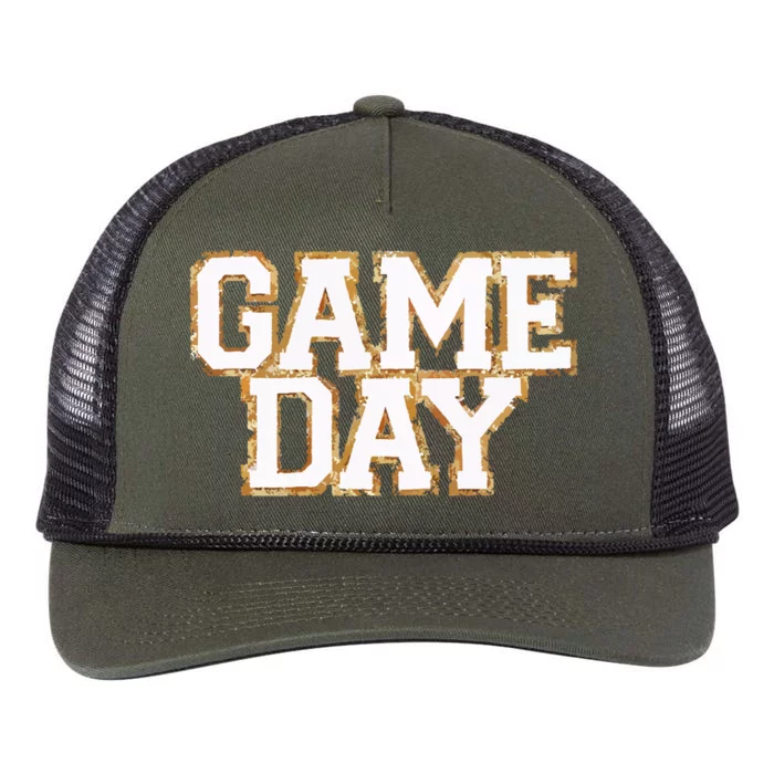 Baseball Game Day Gift Retro Rope Trucker Hat Cap