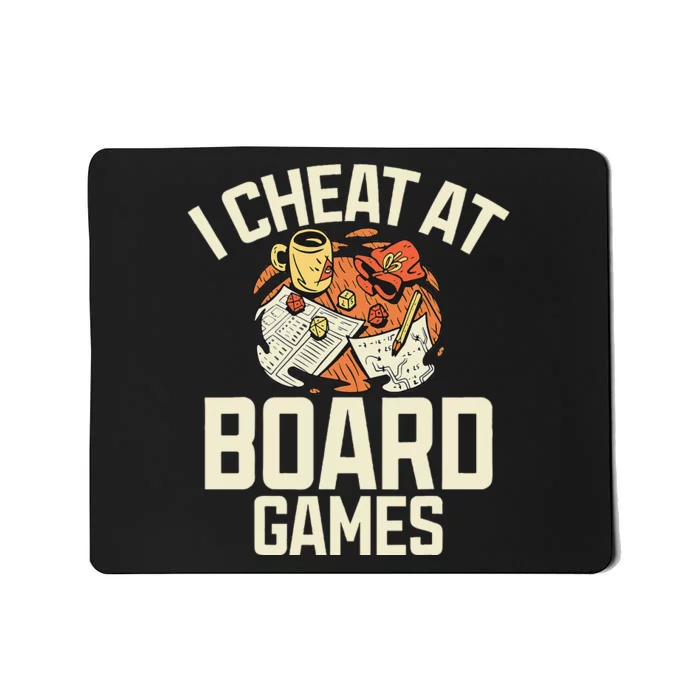 Board Games Dice Design For Tabletop Player Game Night Host Mousepad