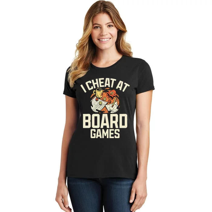 Board Games Dice Design For Tabletop Player Game Night Host Women's T-Shirt