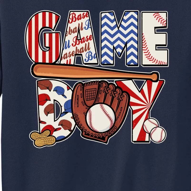 Baseball Game Day Tall Sweatshirt