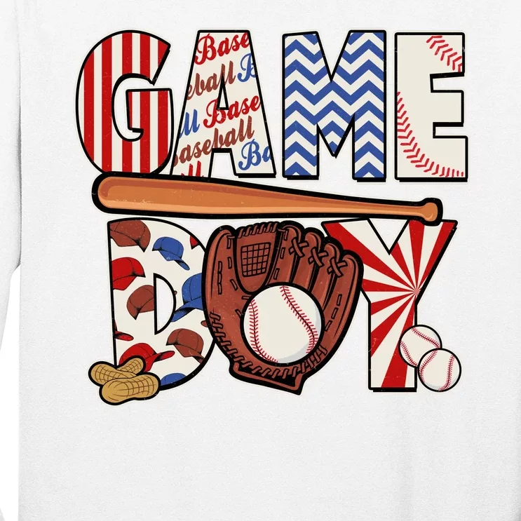 Baseball Game Day Long Sleeve Shirt