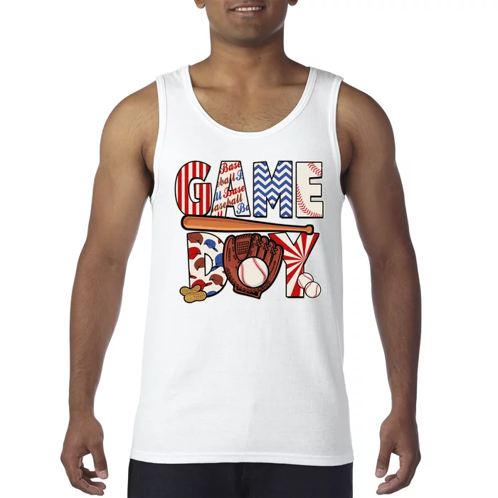 Baseball Game Day Tank Top