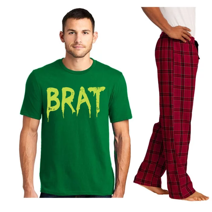 Brat Grunge Distressed Pajama Set