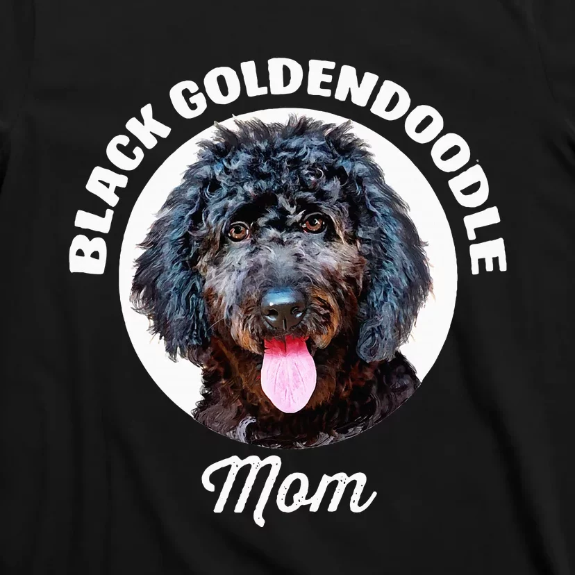 Black Goldendoodle Dog Mom T-Shirt