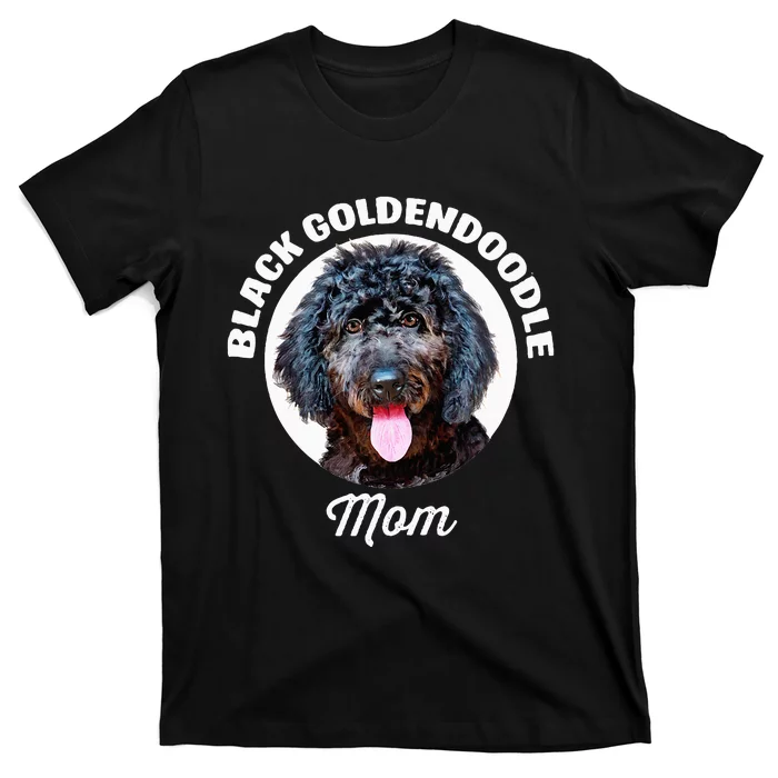 Black Goldendoodle Dog Mom T-Shirt