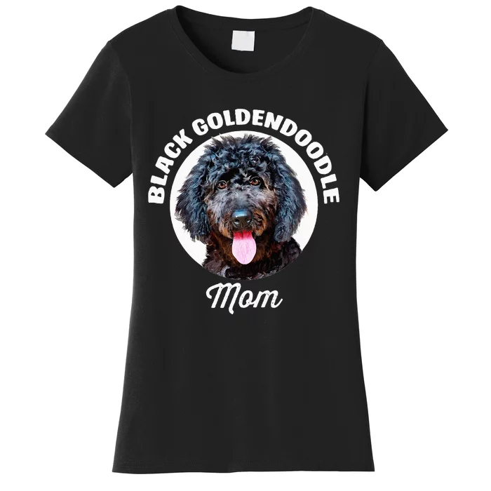 Black Goldendoodle Dog Mom Women's T-Shirt